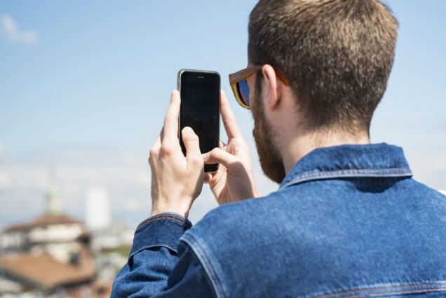 guy taking photos